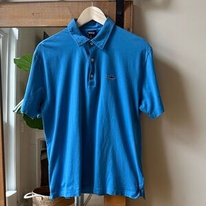 Patagonia Trout Fitz Roy Polo Shirt Size M